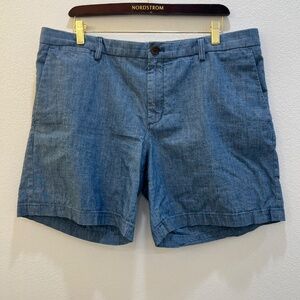 Banana Republic Chambray Shorts Sz 14